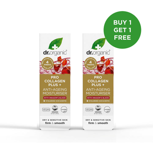 Pro Collagen Plus+ Anti-Ageing moisturiser with Dragons Blood - BUY ONE GET ONE FREE