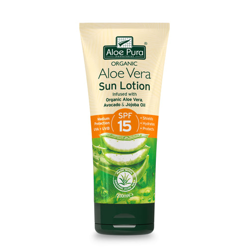 Aloe Pura Aloe Vera Sun Lotion Spf15