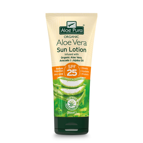 Aloe Pura Aloe Vera Sun Lotion Spf 25